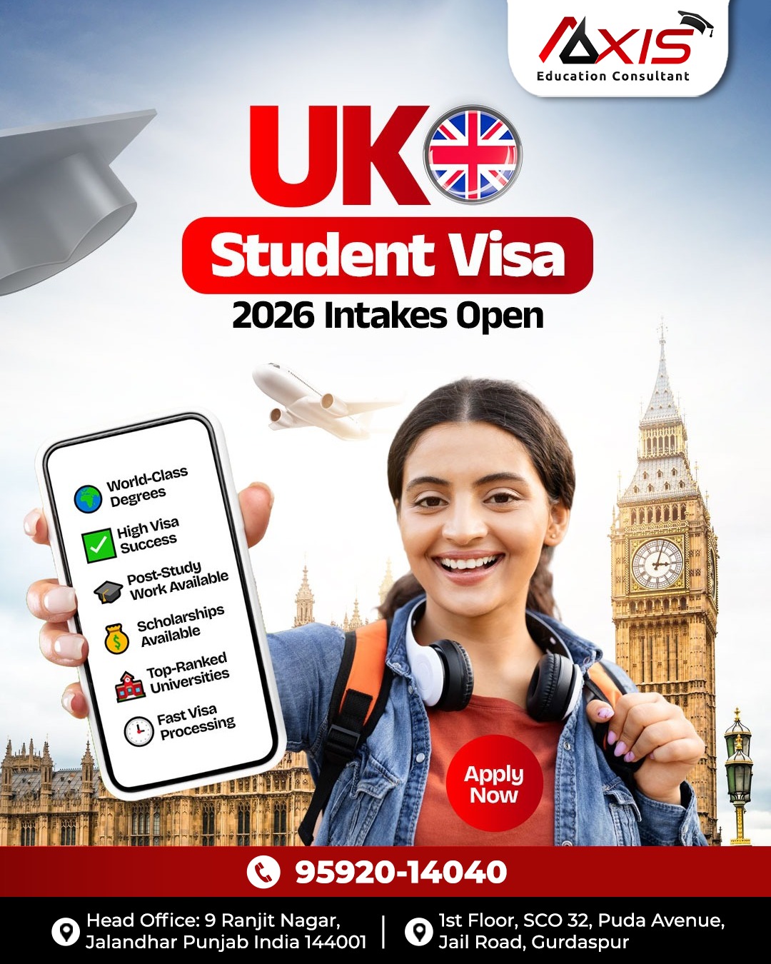Axis - 🎓 UK Student Visa 🇬🇧 📅 2026 Intakes Now Open! Take the first ...