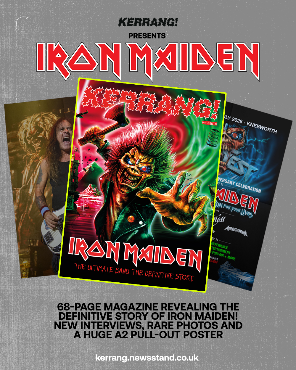 To celebrate 50 years of the mighty Iron Maiden, we present this