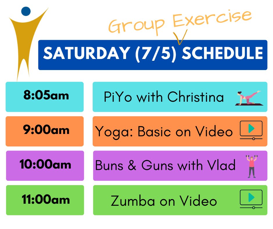 AL!VE: - 📣 Attention Saturday (7/5) group exercise goers! 📣 Please take ...