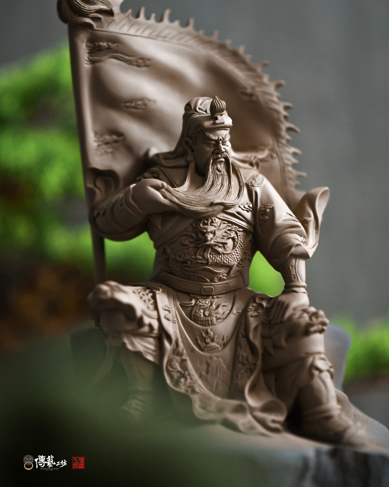 傳藝工坊 - 旗開得勝：https://pse.is/7djx4v 一尊氣勢非凡的關公坐像，神態威嚴、氣勢萬鈞，旗幟隨風，衣紋飛揚，展現出 ...
