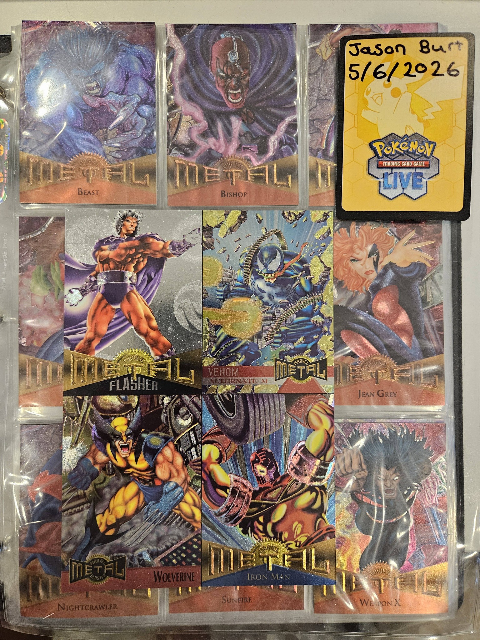 1995 marvel metal set for sale