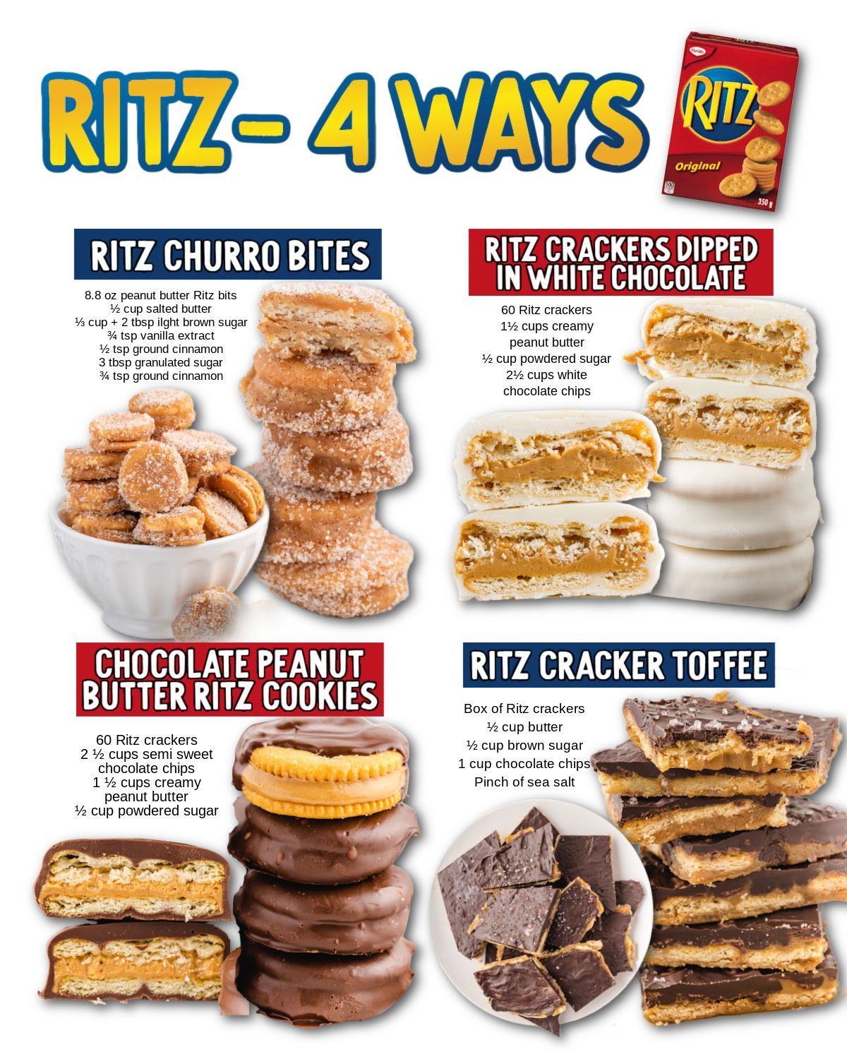 4 simple Ritz... - Old Fashioned Home Cookin' Recipes | Facebook