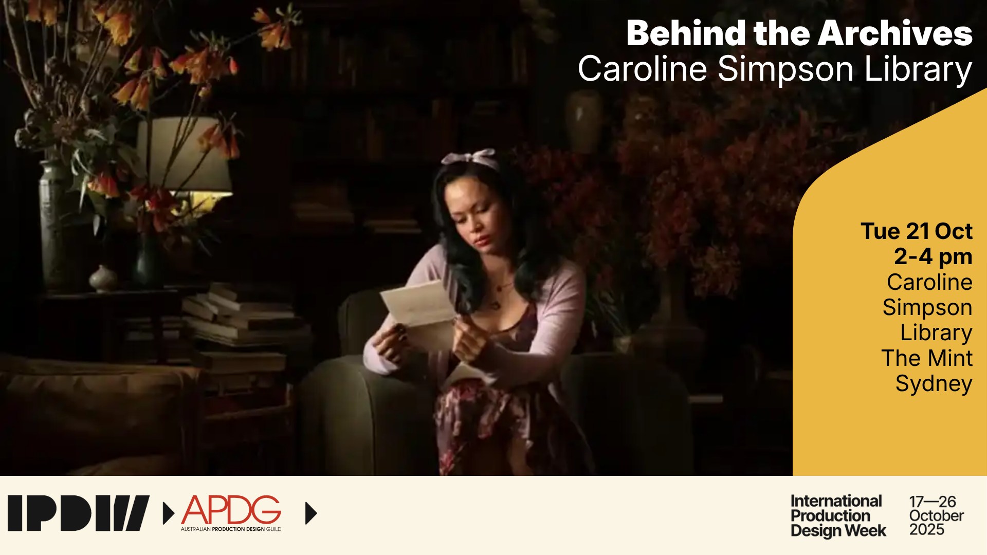 Behind the Archives — Caroline Simpson Library