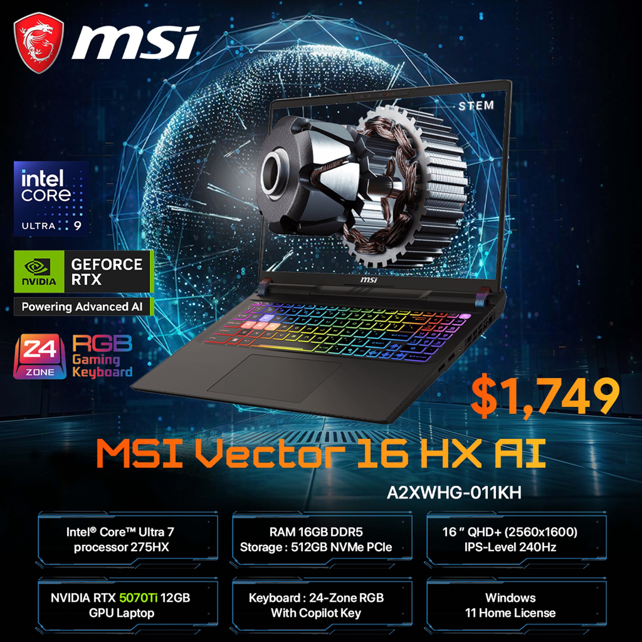 CC Store - #MSI Vector 16 HX AI A2XWHG | Best Performance... | Facebook