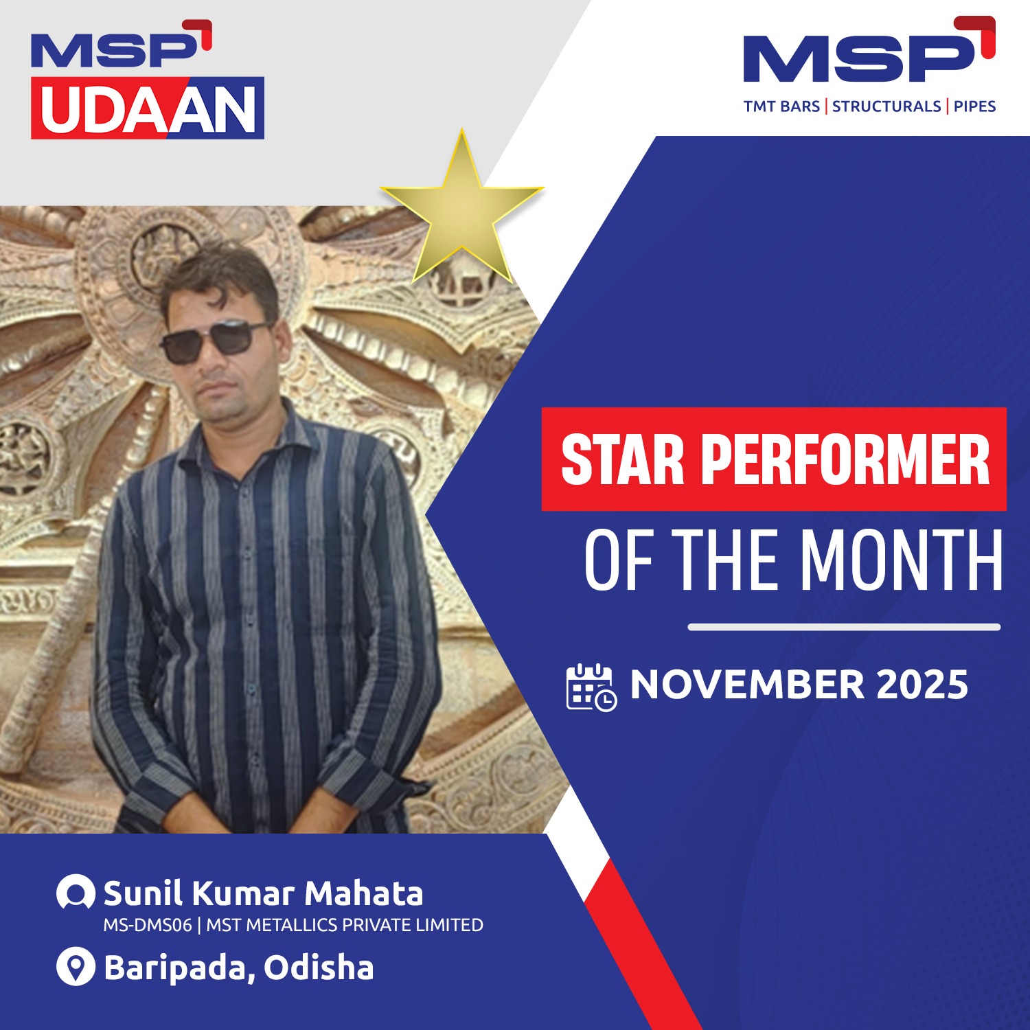 MSP Steel - Our Star Performers for November 2025... | Facebook