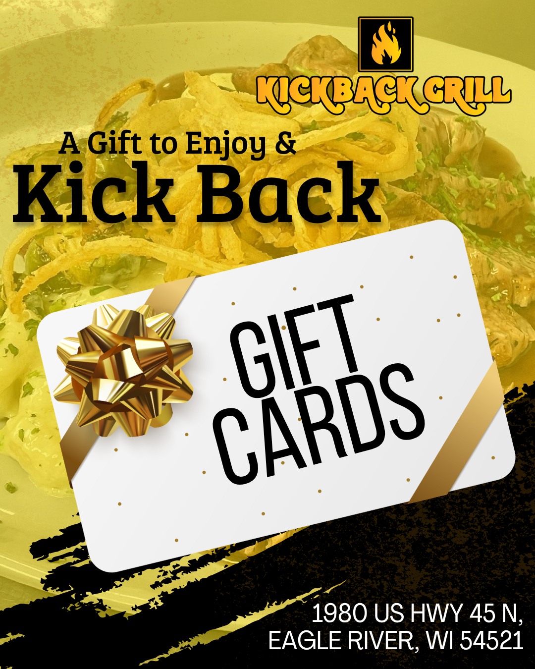 Kickback Grill - Make gift giving easy with a gift card to Kickback ...