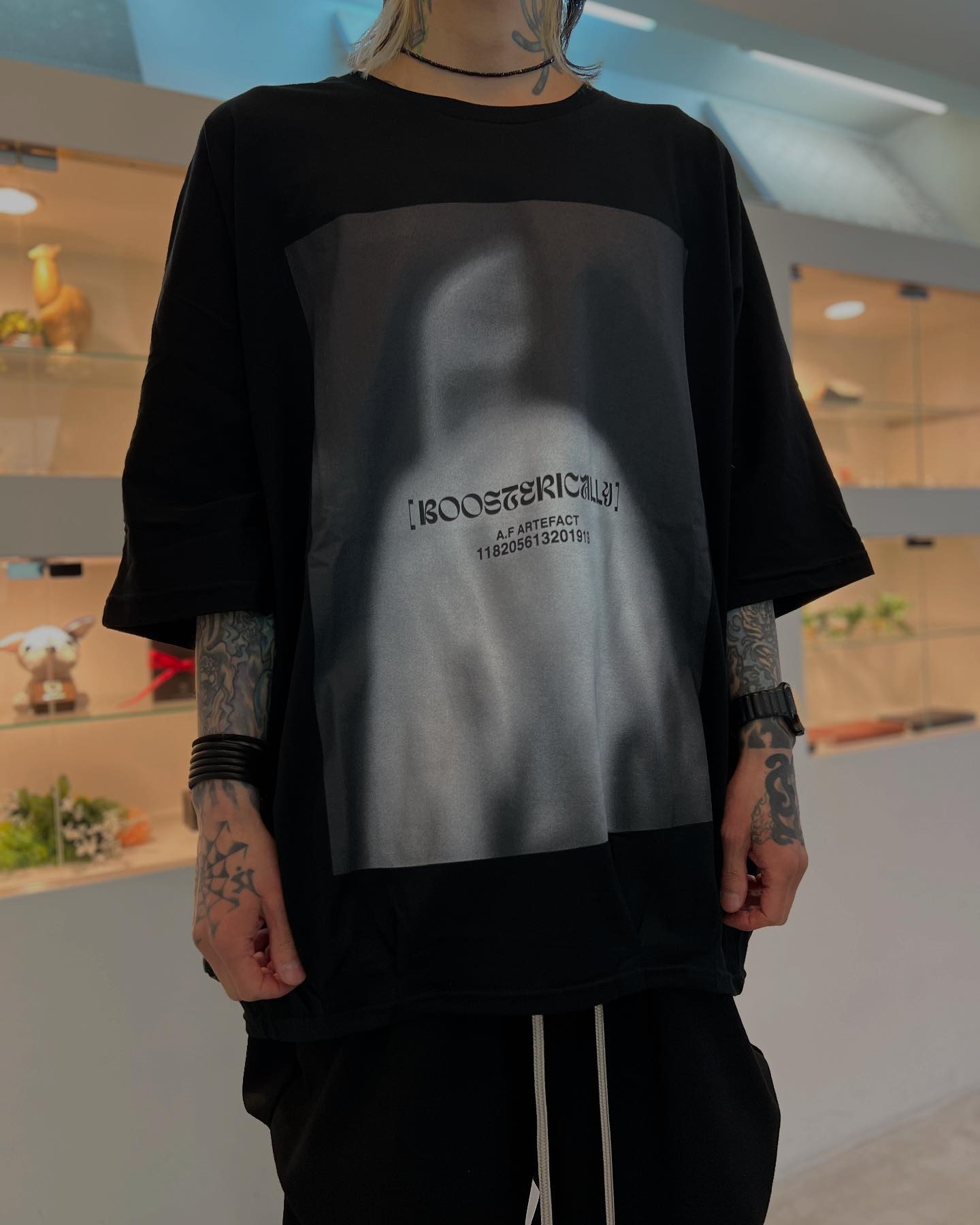 トップス ARTEFACT TEE JACGURD DOLMAN A.F