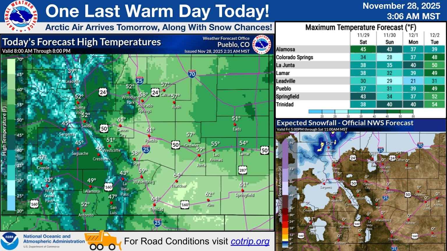 US - Today will be the last warm day until around the middle of next ...