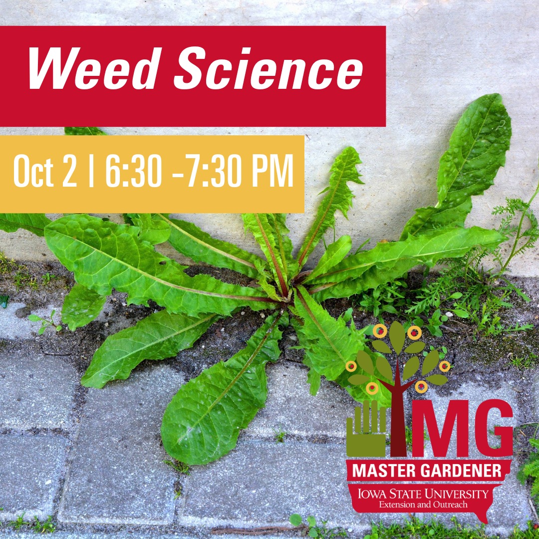 ISU - Join us for an interactive, hands-on presentation focused on weed ...