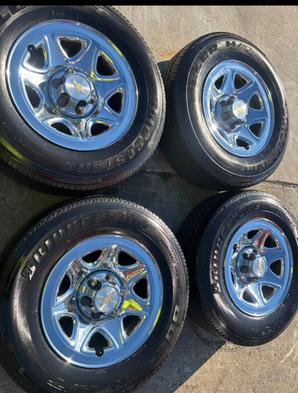 Wheels and tires 2854522 bolt pattern 5x5.0 Chevrolet 5 lug holes - Car ...