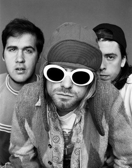 Nirvana photographed by Jesse Frohman for The Observer Magazine