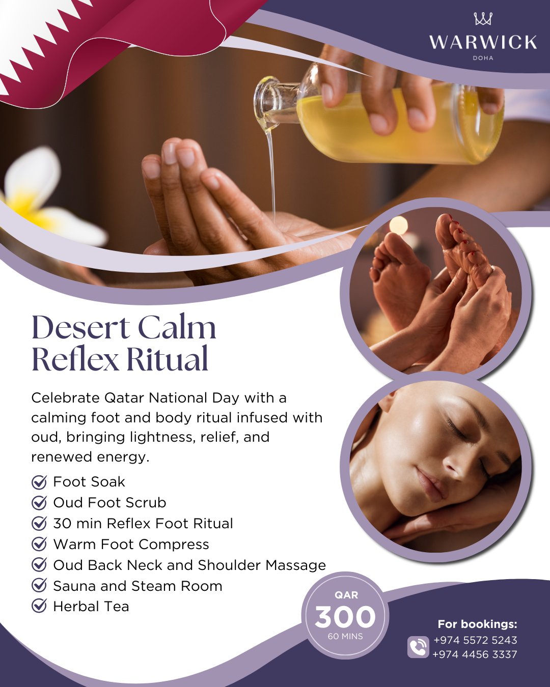 Warwick Doha - 🌿 Step into serenity this Qatar National... | Facebook