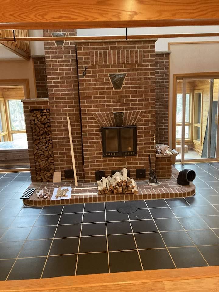 Old - Finnish ContraFlow Masonry Wood Heater built in 1987 1 fire in ...