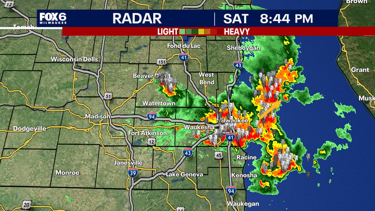 FOX6 - 8:44pm: Here is an update. Flooding rain continues in Milwaukee ...
