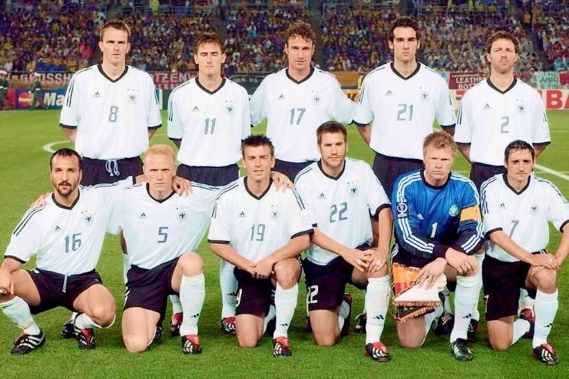 Germany's Starting XI - 2002 FIFA World Cup final