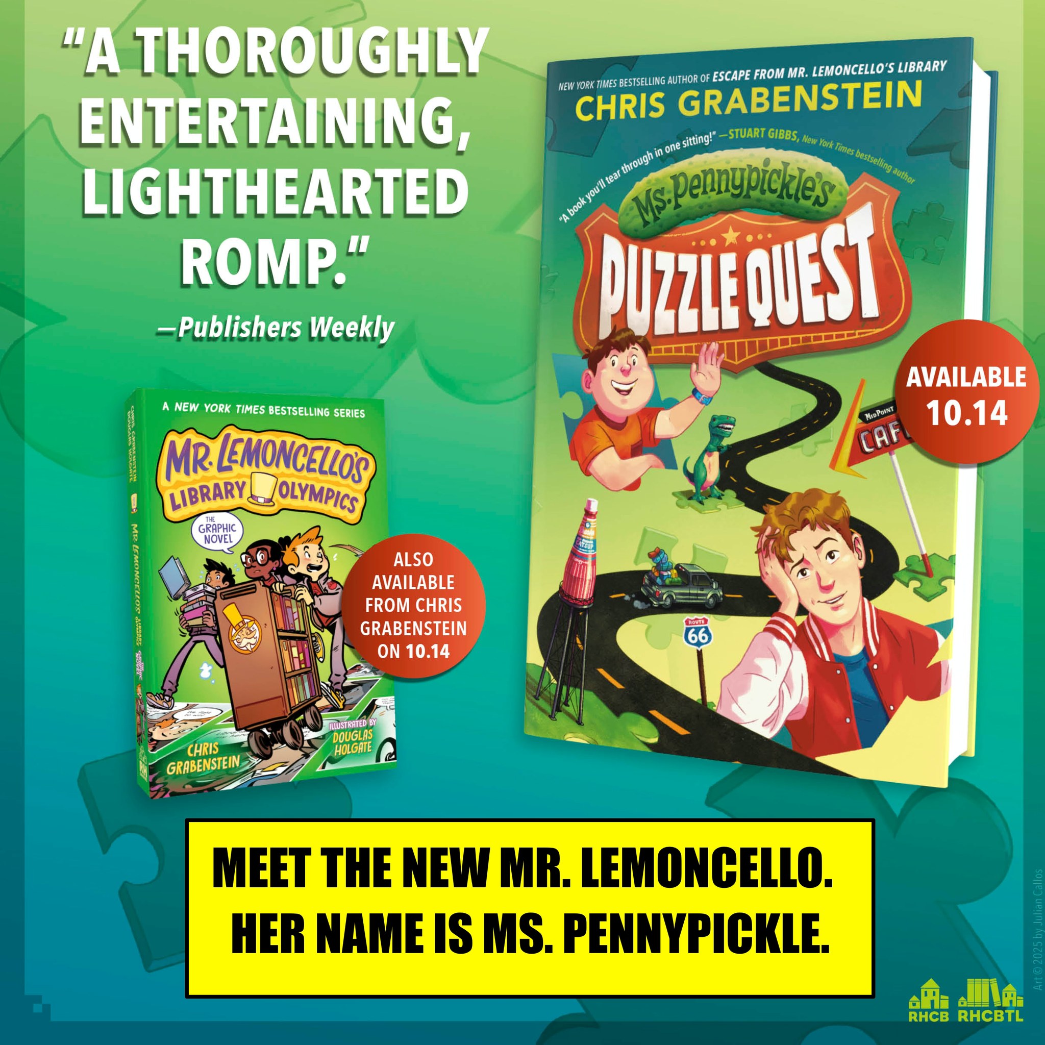 Chris Grabenstein's gift for double book birthday