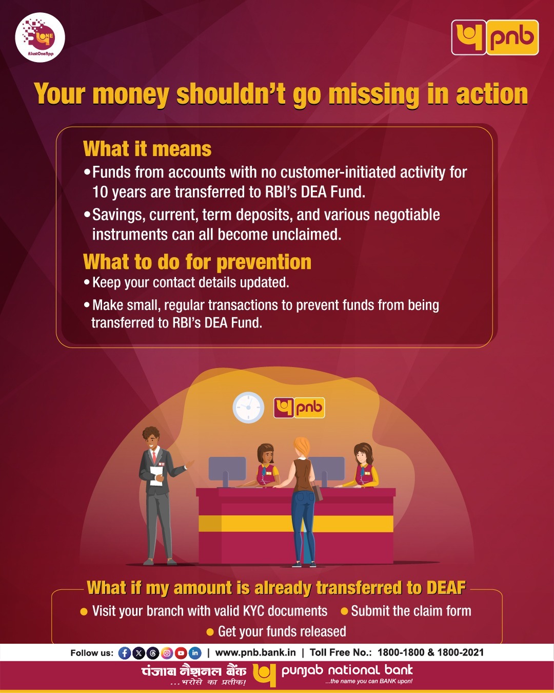 Punjab - Your hard-earned money is rightfully yours. Reclaim your ...