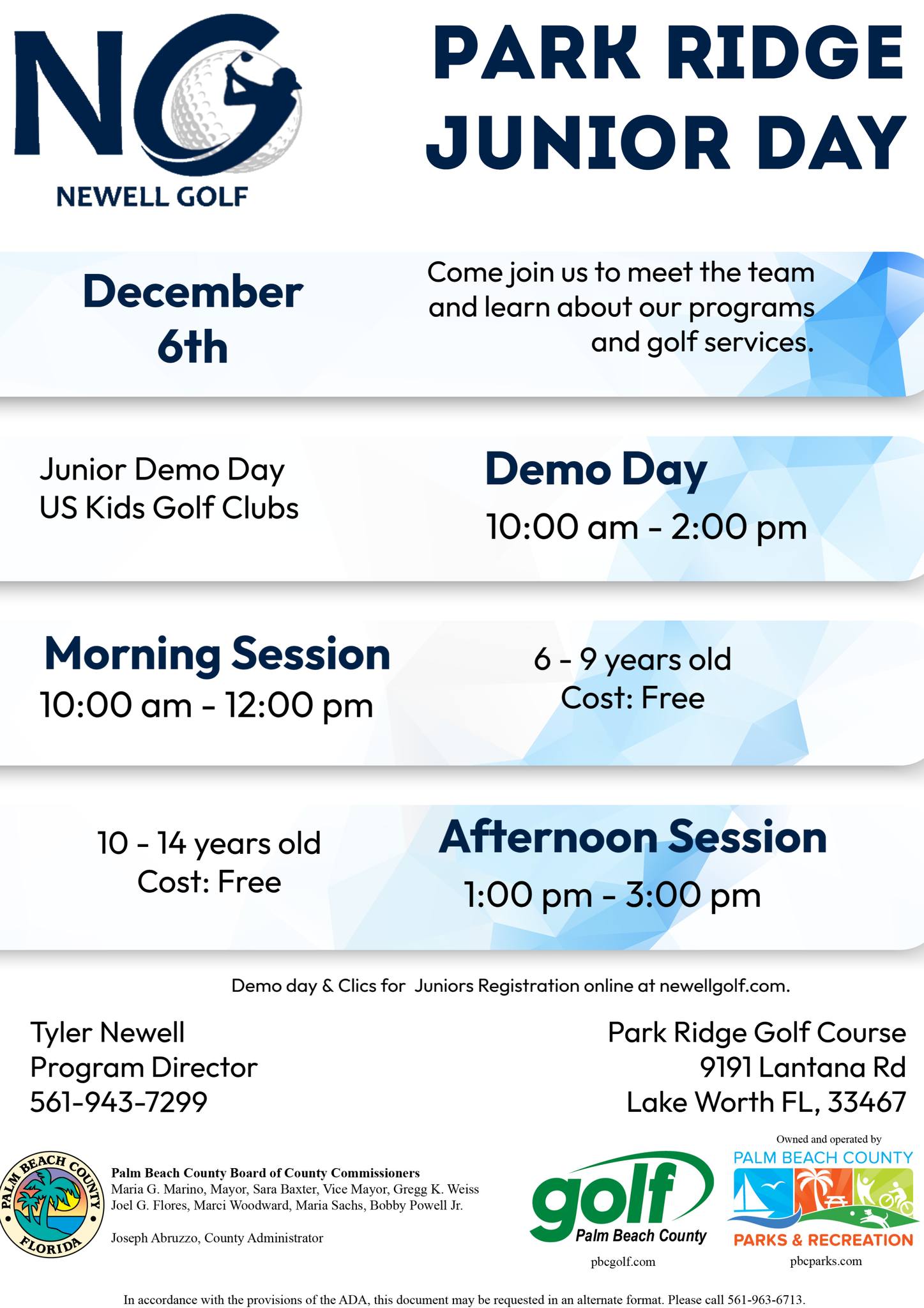 Park Ridge Golf Course | Lake Worth FL