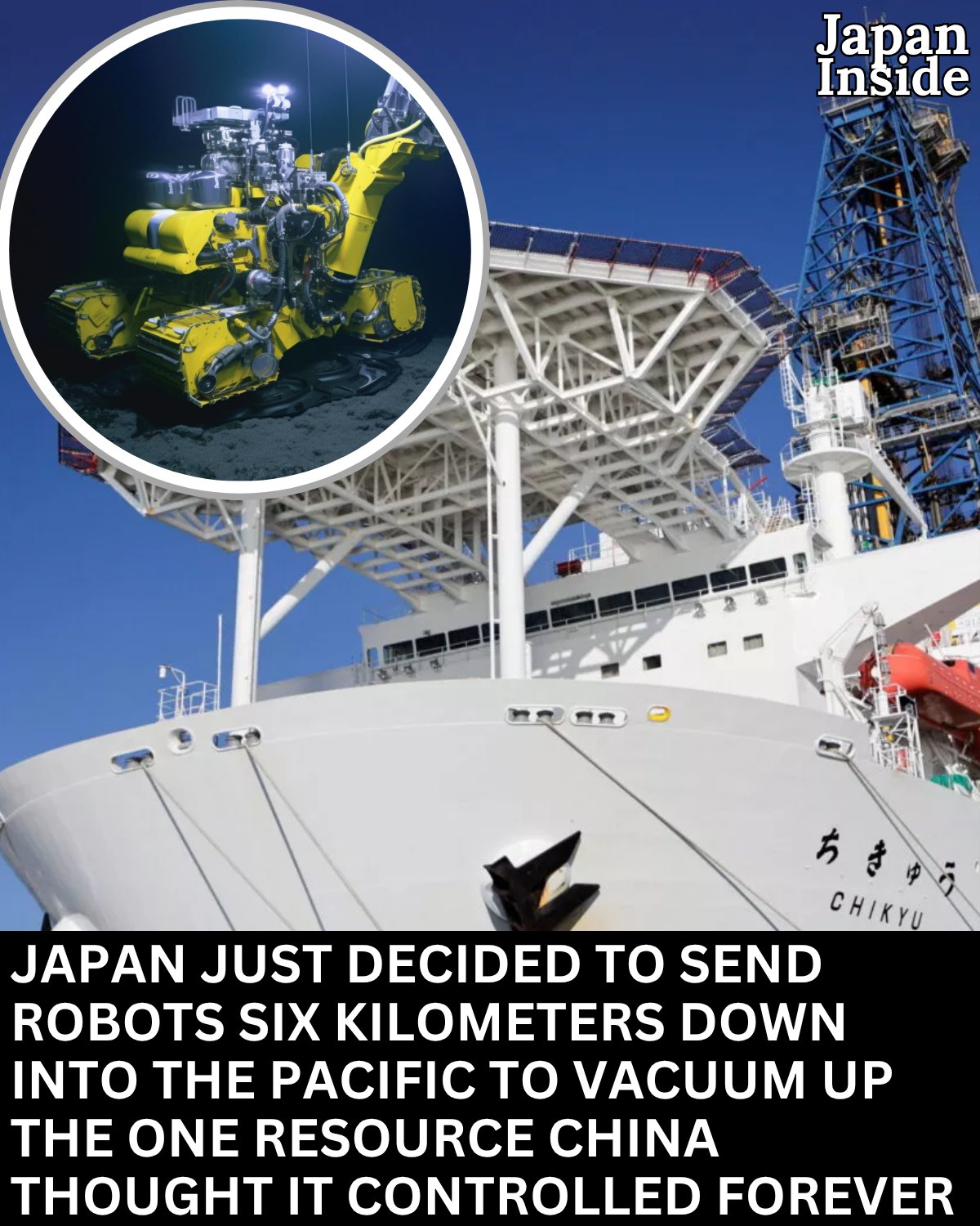 Japan just decided to send robots six kilometers down into the