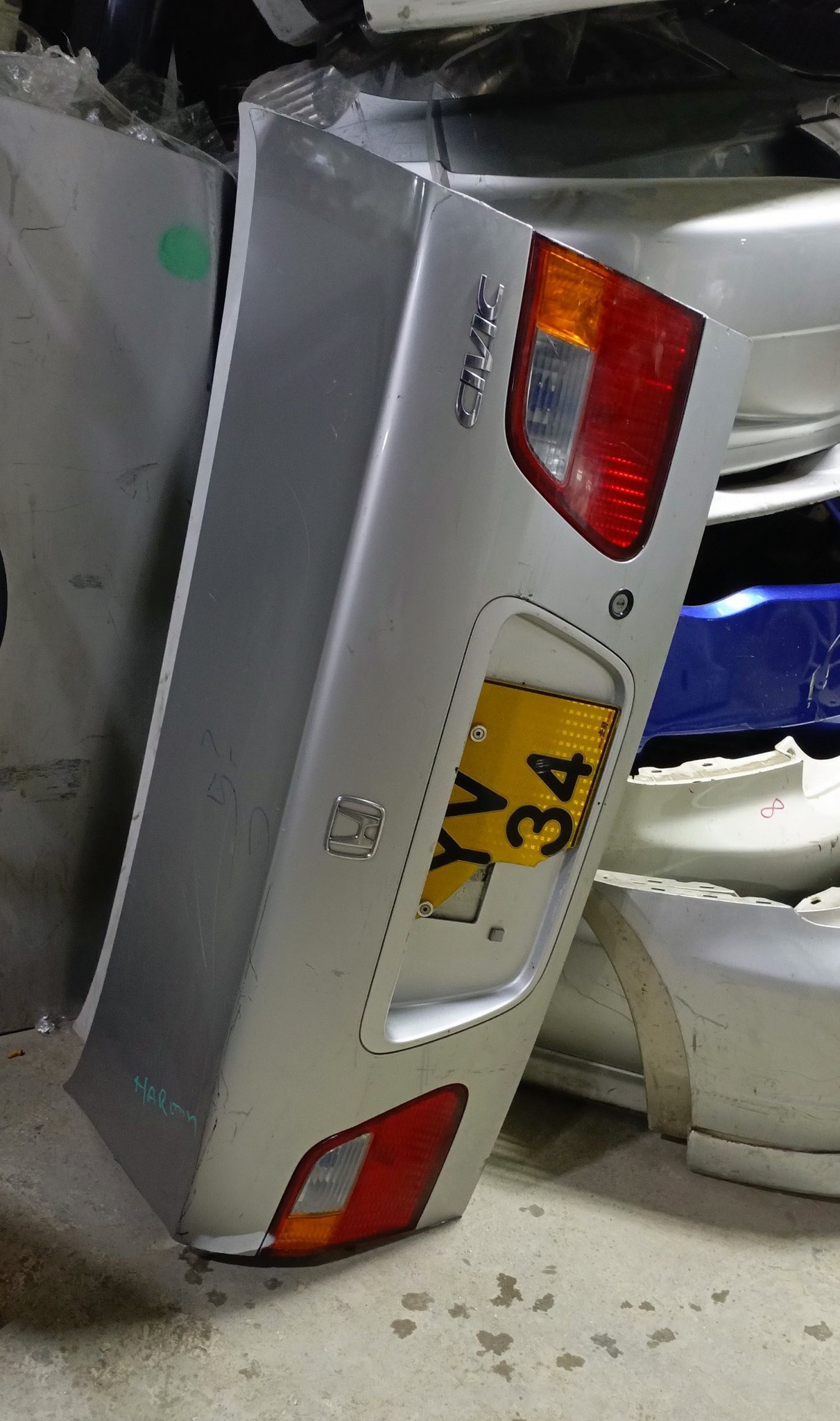 Honda #civic 2000/2001 #model #original #Japanese #silver #paint
