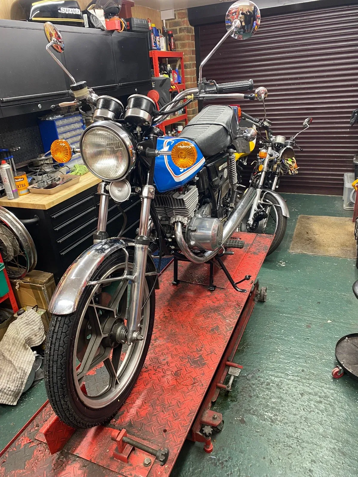 Looking for a ride that screams classic cool? This 1981 Suzuki