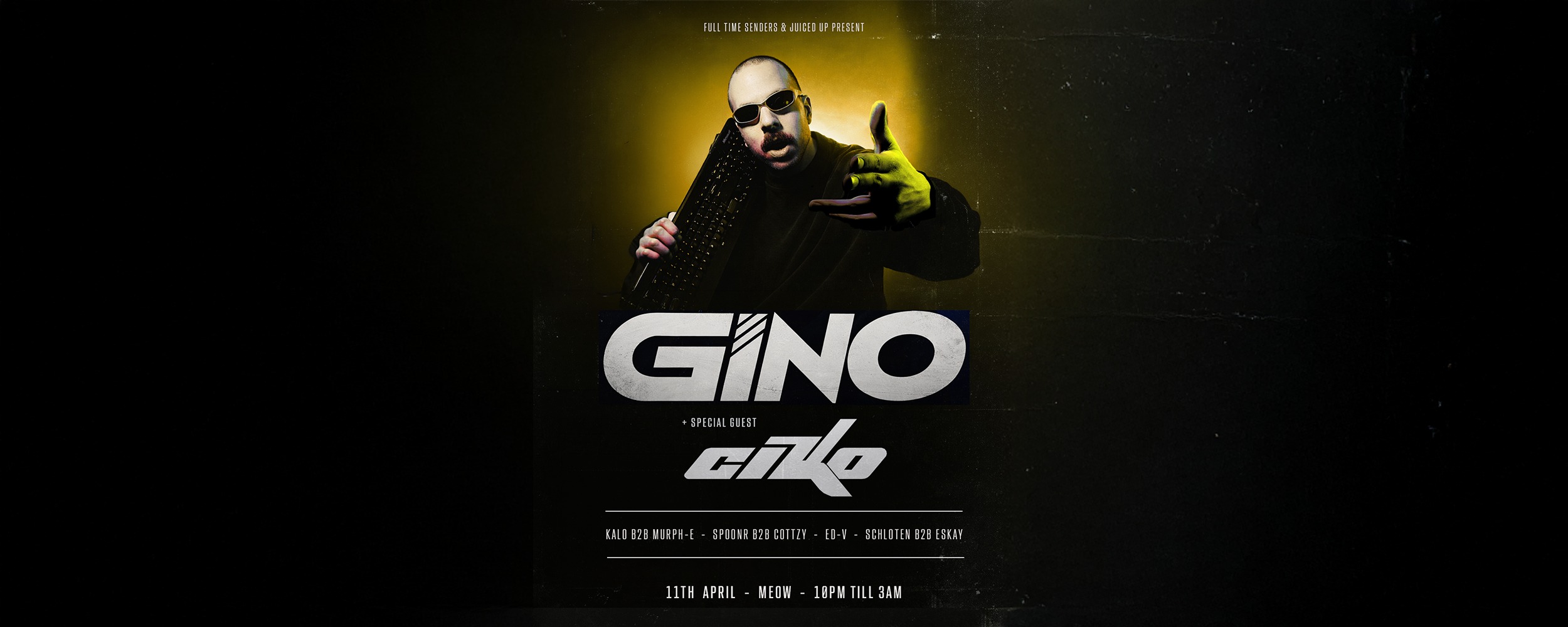 GINO (UK) + Special Guest CIKO (AKL) | WLG