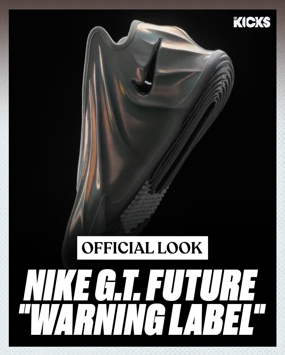 An official look at the “Warning Label” Nike G.T. Future for All 