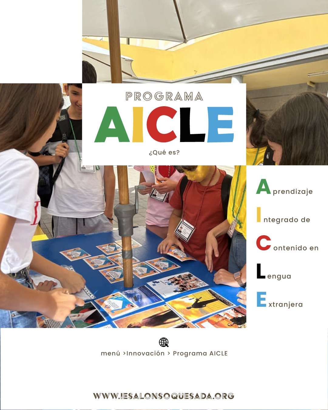 ¿Sabes qué es el Programa AICLE?💂 El... - IES Alonso Quesada