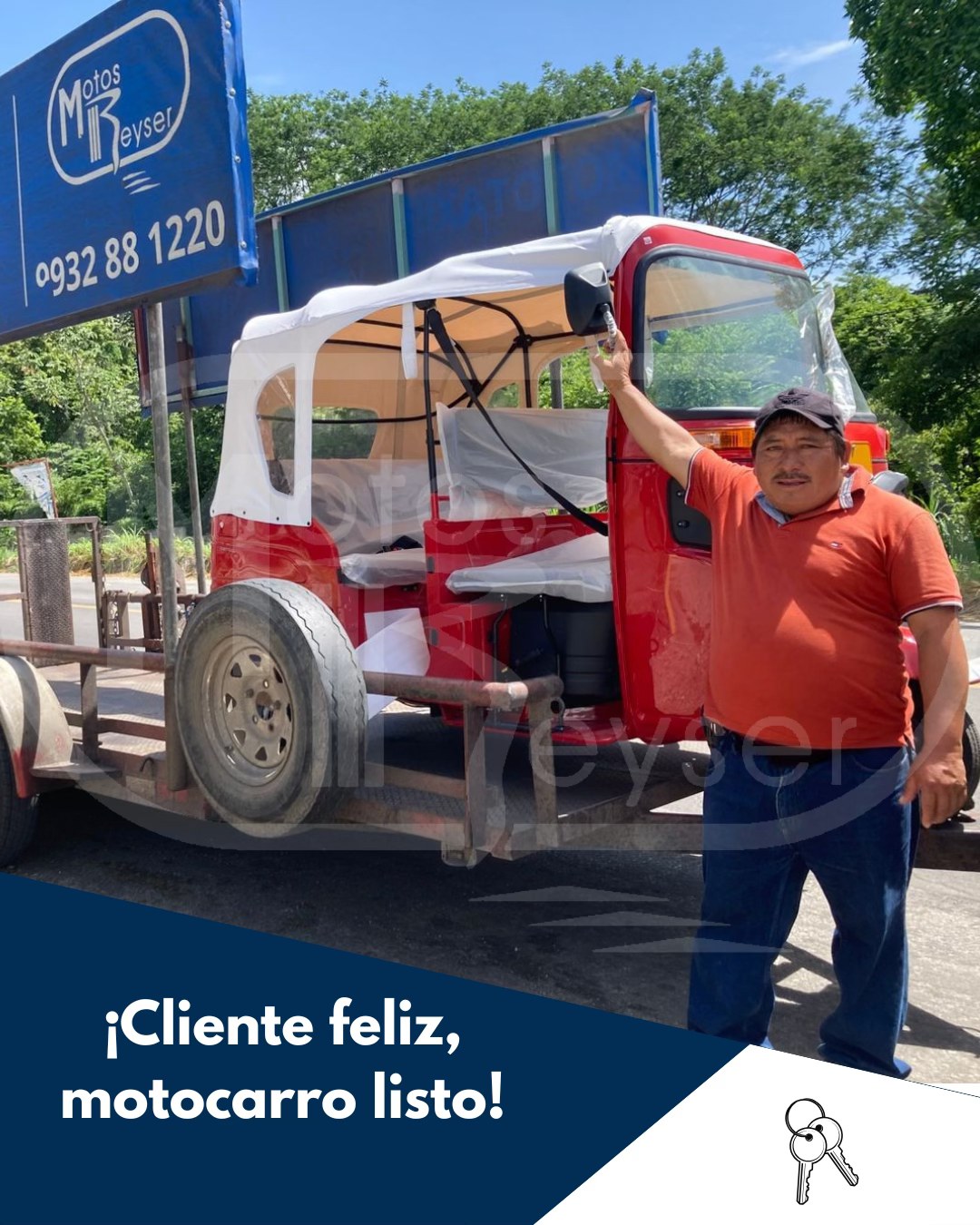 MotosReyser - 🛺 ¡Listo para rodar! 🛺 Hoy se va otro motocarro Bajaj a ...