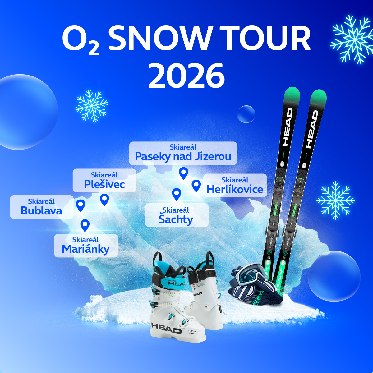 O2 - Znáte to... Chcete si udělat selfíčko na vrcholu sjezdovky, ale ...