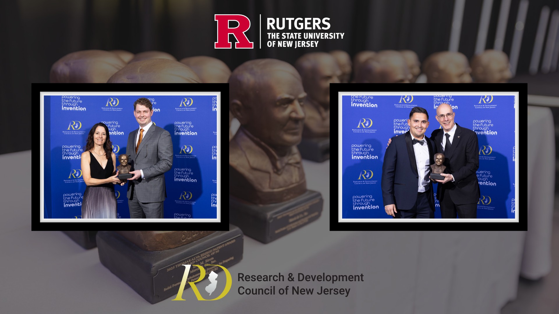 Rutgers' two 2025 Edison Patent... - Rutgers Research | Facebook