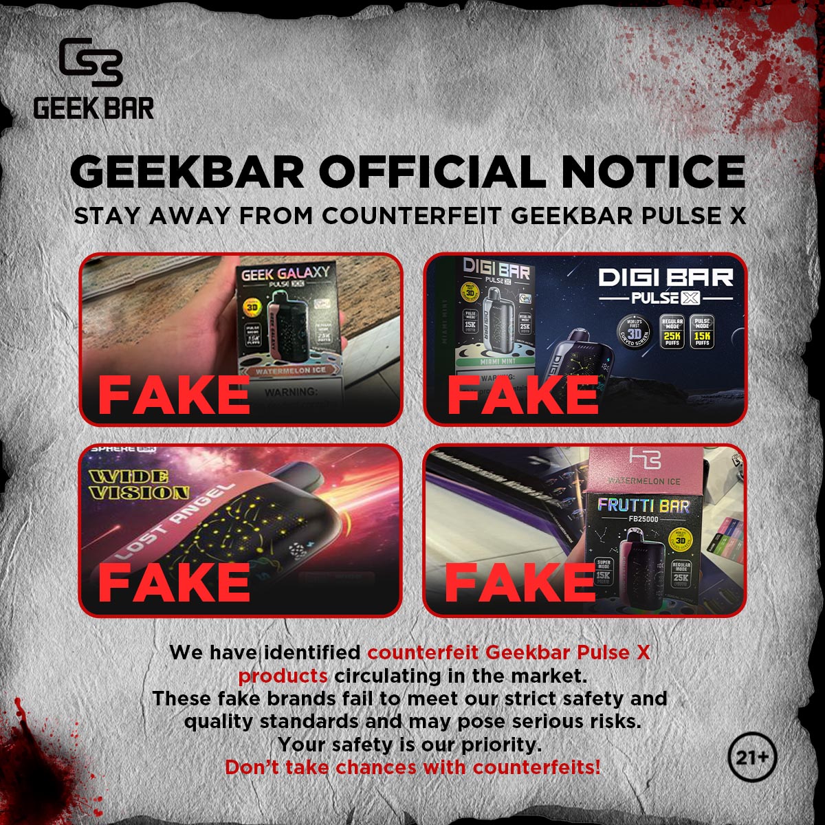 geek bar fake vs real Geekbar Official Notice‼️please be aware of the counterfeit Geekbar Pulse X devices out there. #Geekbar #geekbar #GeekBar #GeekbarPulseX #ChooseRealGeekbar #VerifyGeekbarSecurityCode ELF BAR BC5000 Bulk premium vape FLAVOR:CUBA CIGAR