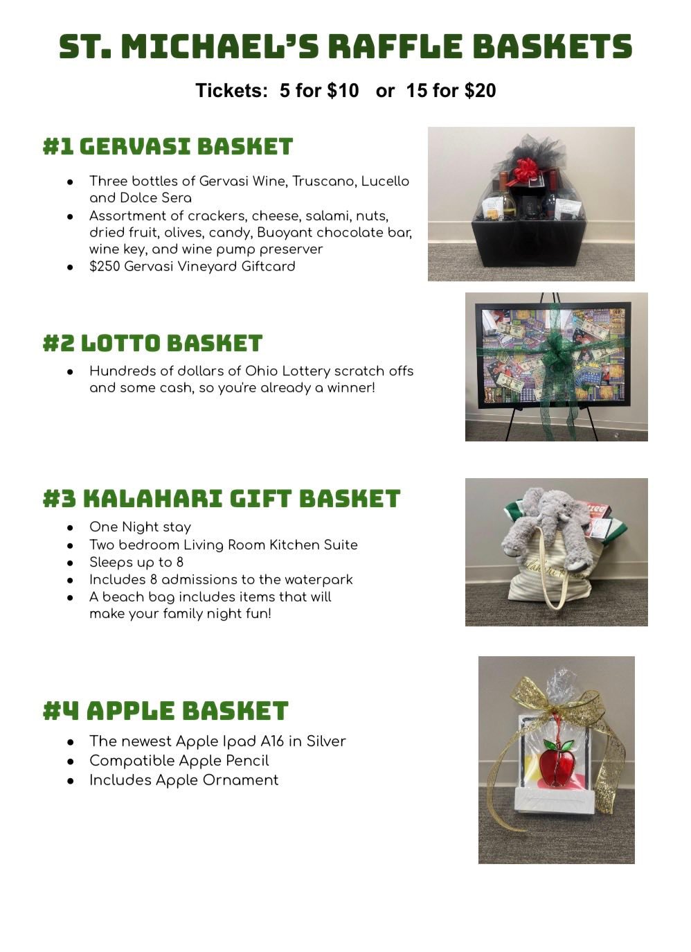 🎉 RAFFLE... - St. Michael the Archangel Catholic School | Facebook
