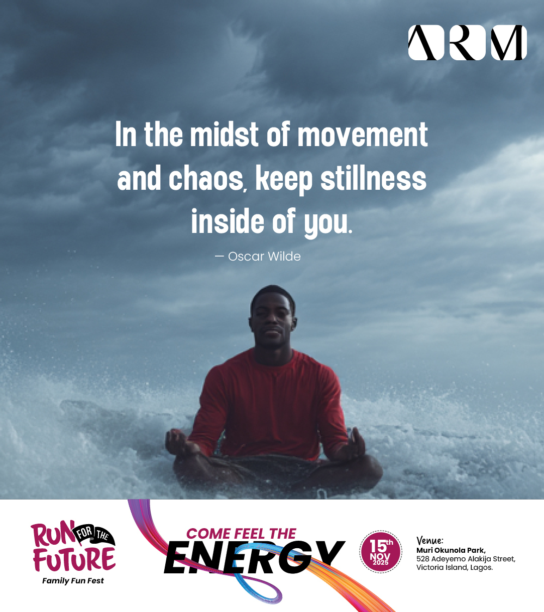 ARM - Begin this week by quieting the distractions and dedicating ...
