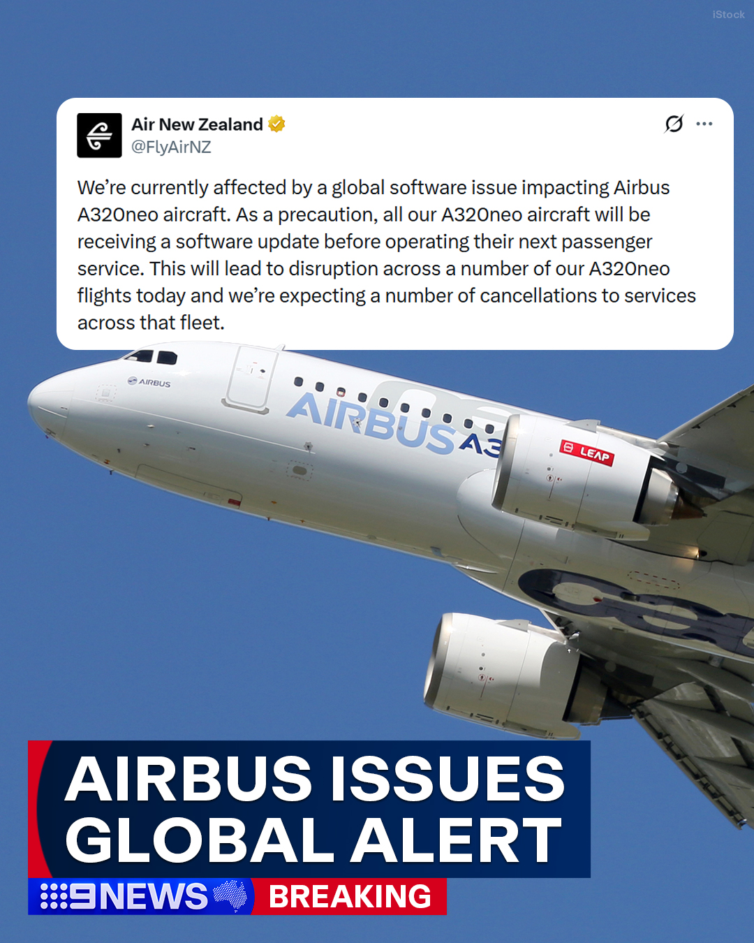 9 News - #BREAKING: Major airlines are bracing for flight disruptions ...