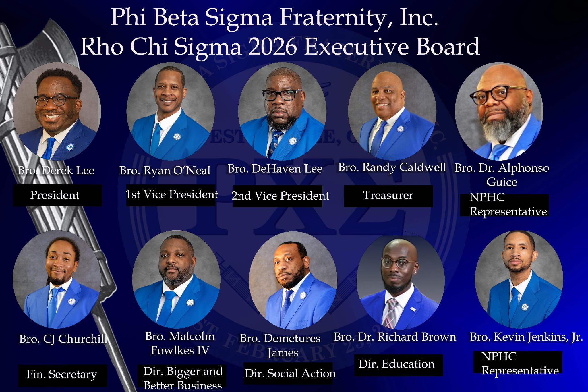 🔵 Meet the 2026-2027 Executive Board 🔵 Phi Beta Sigma Fraternity, Inc ...