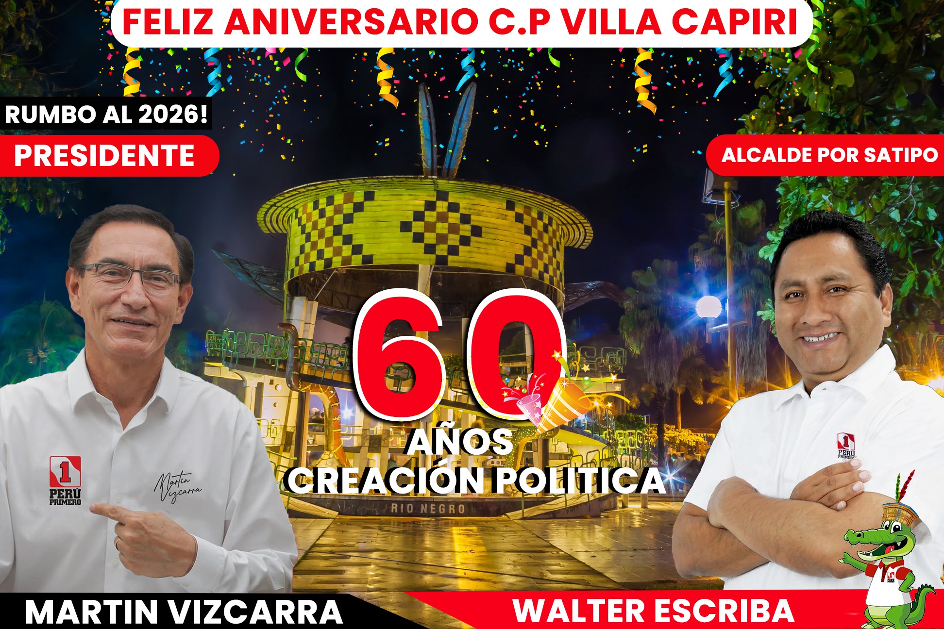 Walter - 🔴⚪#RíoNegro||🇵🇪1️⃣ 𝐅𝐄𝐋𝐈𝐙 𝐀𝐍𝐈𝐕𝐄𝐑𝐒𝐀𝐑𝐈𝐎 𝐏𝐎𝐑 𝐋𝐎𝐒 𝟔𝟎 𝐀Ñ𝐎𝐒 𝐃𝐄 ...