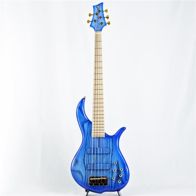 こちら最後の1本です。 F-bass BN5-EL (Celestial Blue/Gold Hardware 