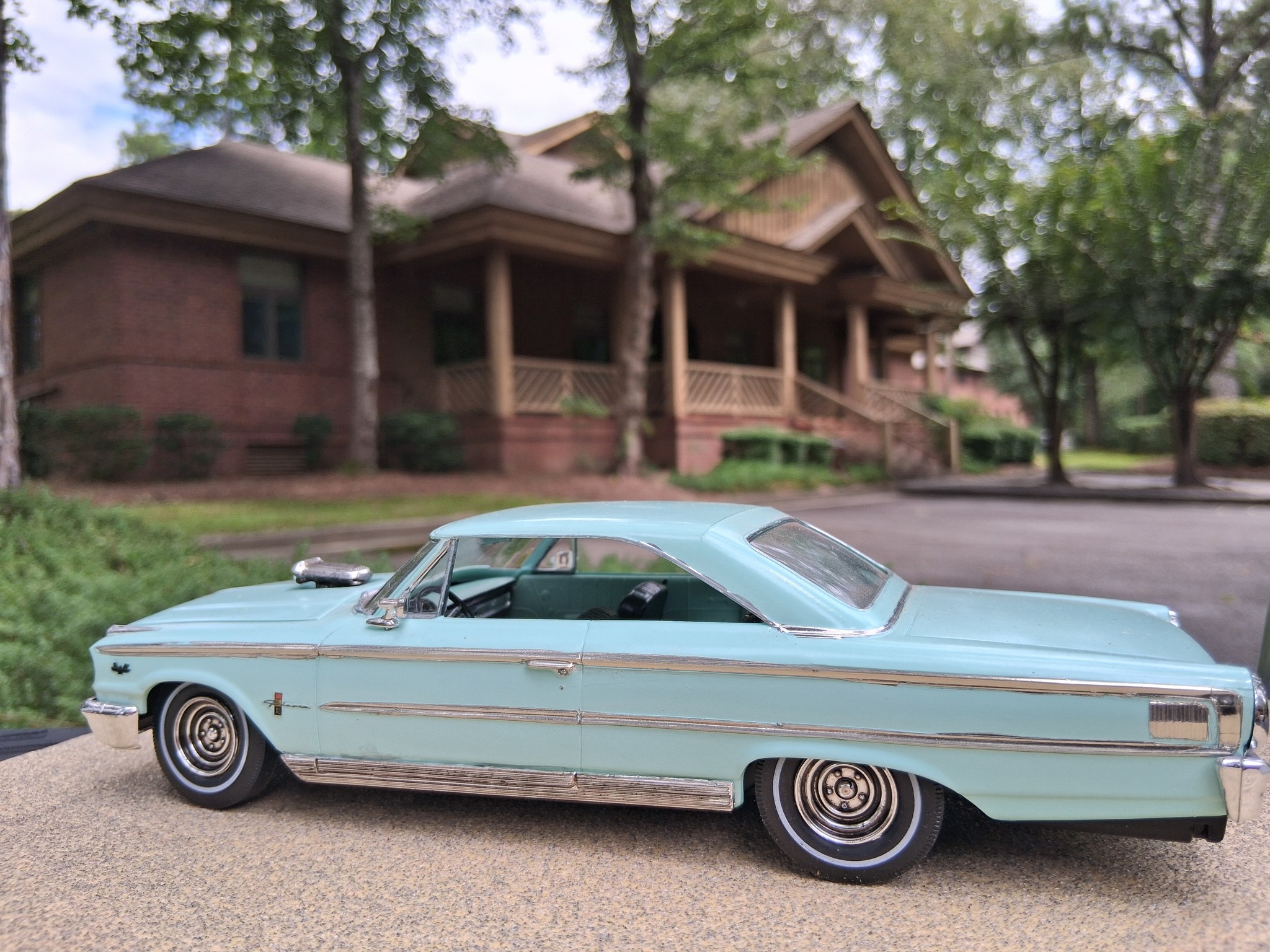 Drag City Casting Resin Teardrop Custom Hood - AMT 1949-50 Ford