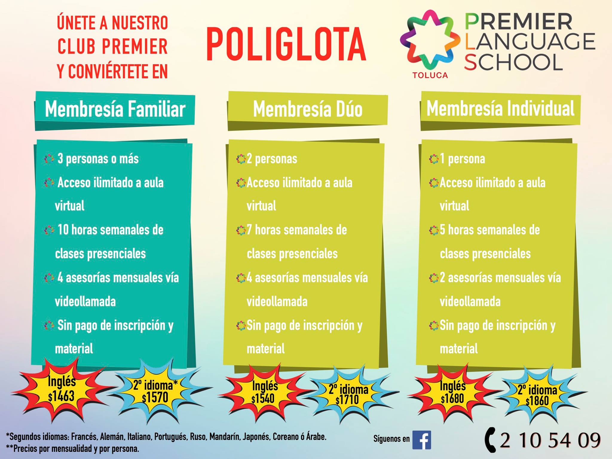 ¡Aprovecha los grandes... - Premier Language School | Facebook