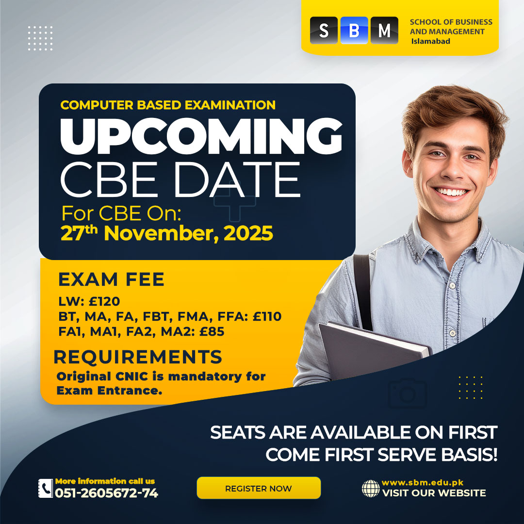 School - 📢 Upcoming ACCA Computer-Based Examination (CBE) 🗓️ Date: 27th ...