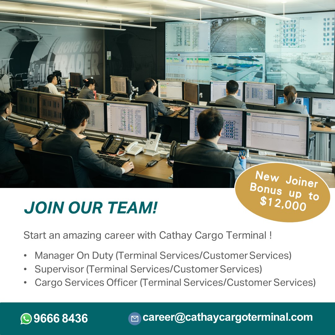 Cathay Cargo Terminal - Career | Hong Kong Hong Kong