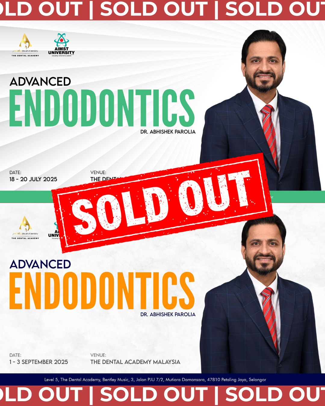 🎉 We’re SOLD OUT! 🎉 We’re... - The Dental Academy Malaysia | Facebook
