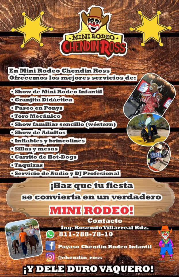 Payaso Chendin Rodeo Infantil