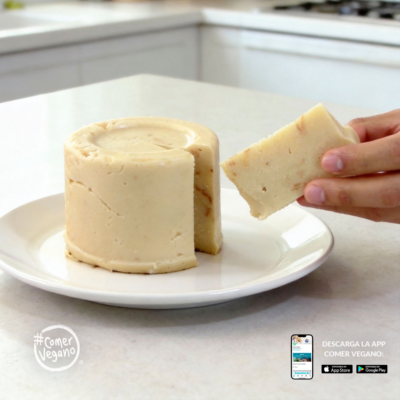 Comer Vegano - 🧀 Queso de garbanzo: sencillo y alto en... | Facebook