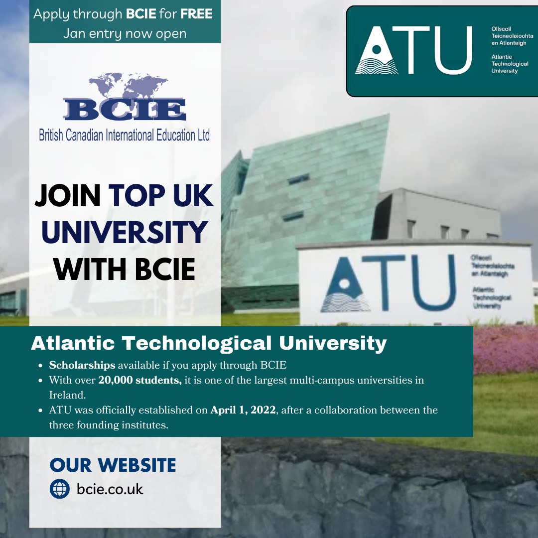 BCIE - Start Your 2026 Pathway at Atlantic Technological University ...