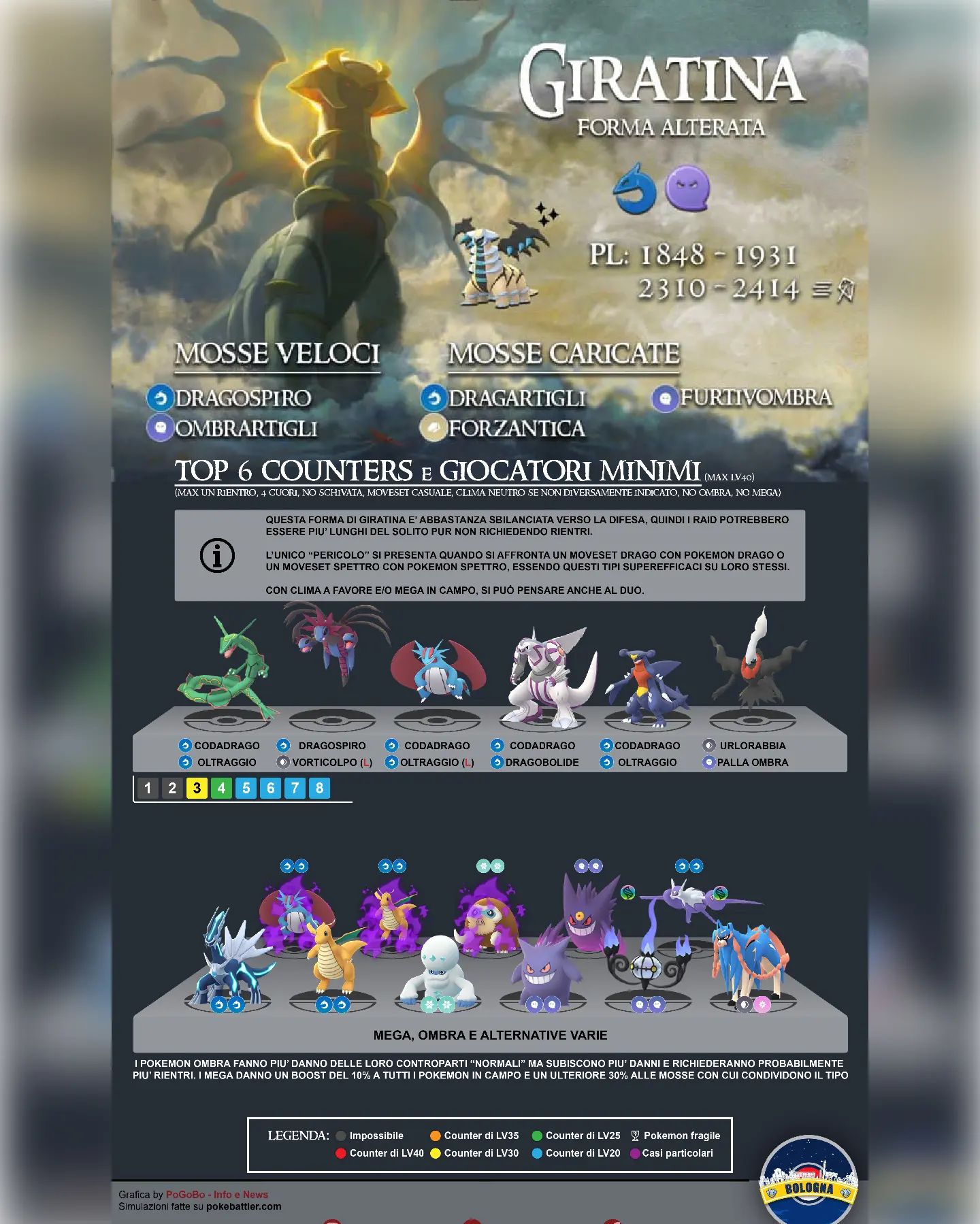 Pokémon GO Giratina: disponibile la forma alterata, anche Shiny