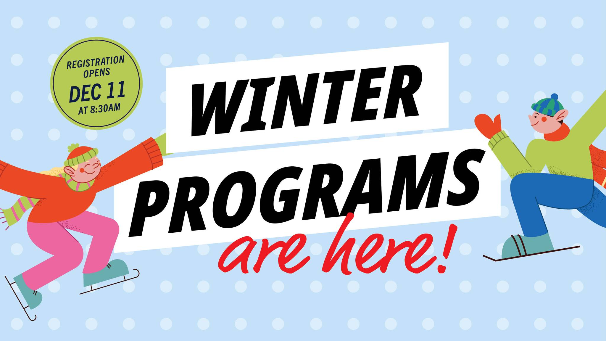 Town - Winter program registration is now open! From Fit Fam Fun and ...