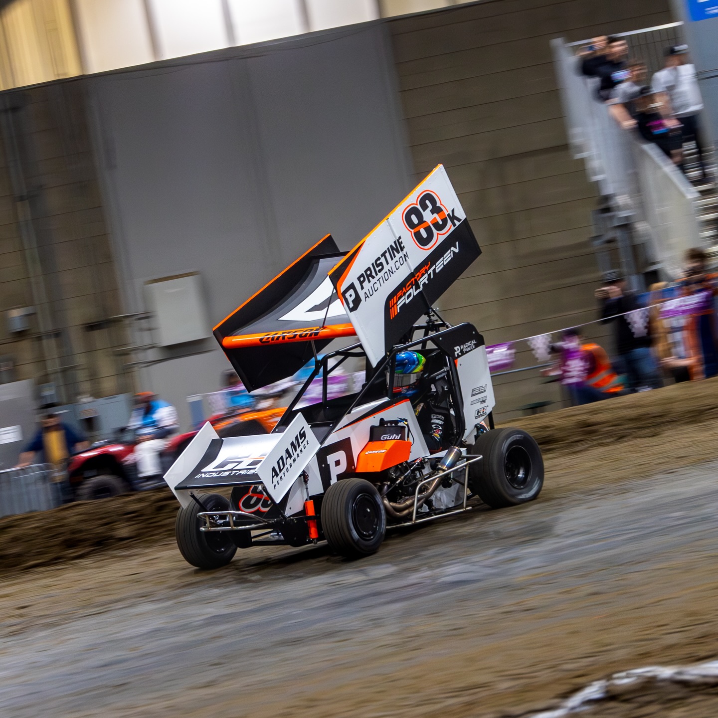 CB - @kylelarsonracin picks up the Qualifier win in Winged Outlaw! # ...