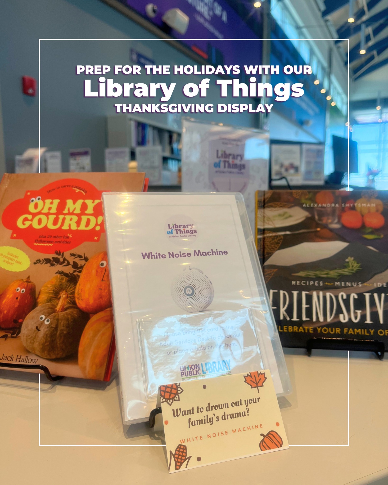 Thanksgiving is right around the... - Union Public Library | Facebook